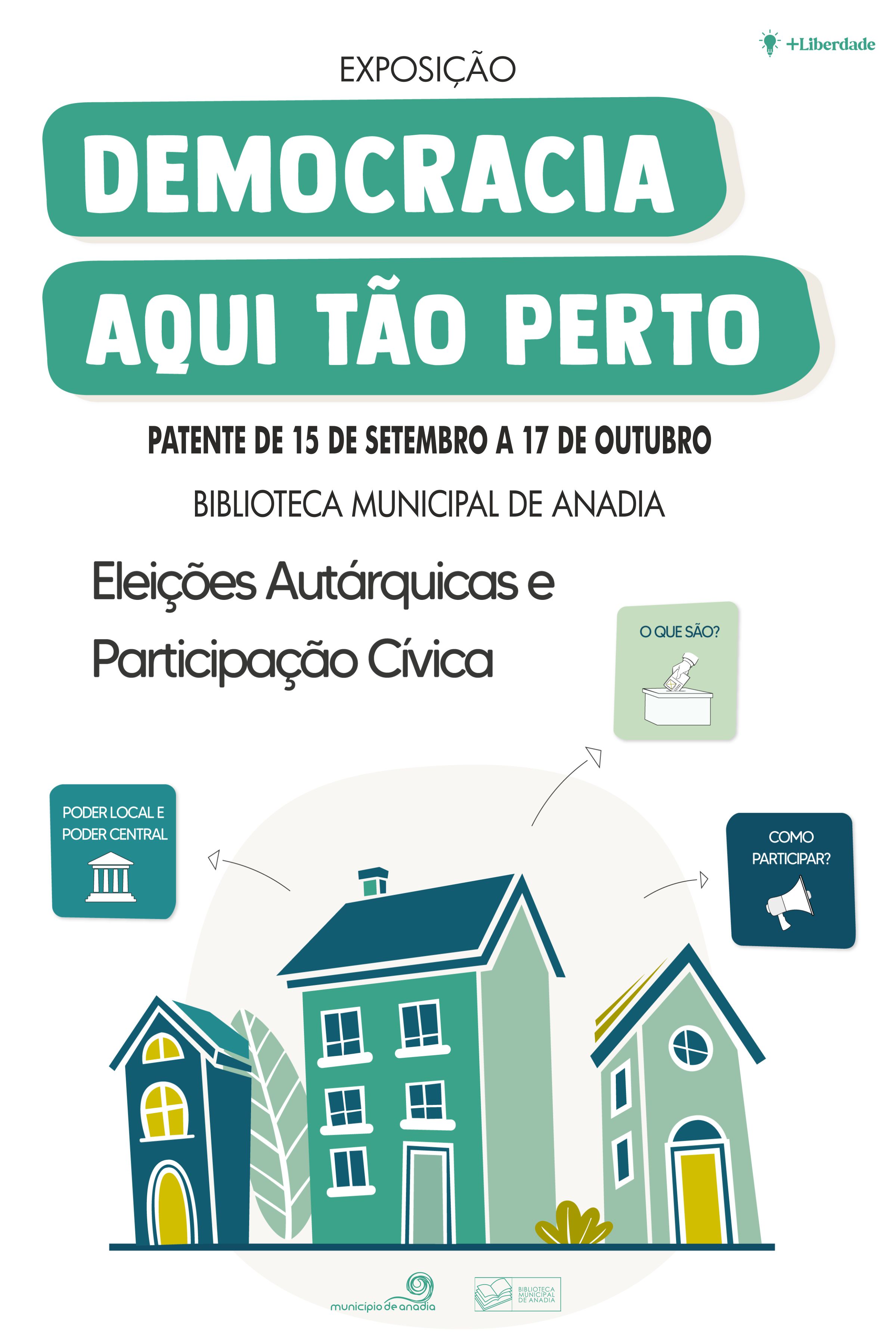 Exposição "Democracia aqui tão perto"