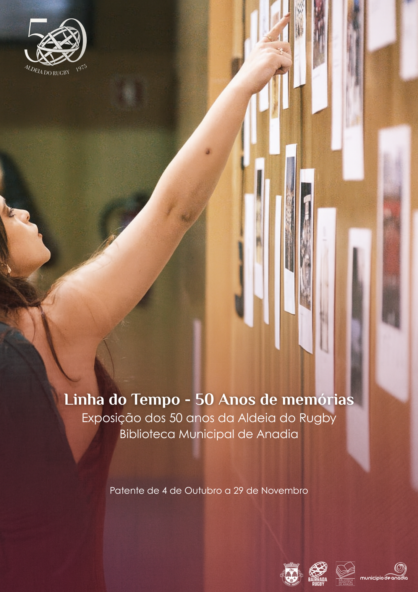 Exposição "Linha do tempo - 50 anos de memórias" - Moita Rugby Clube da Bairrada
