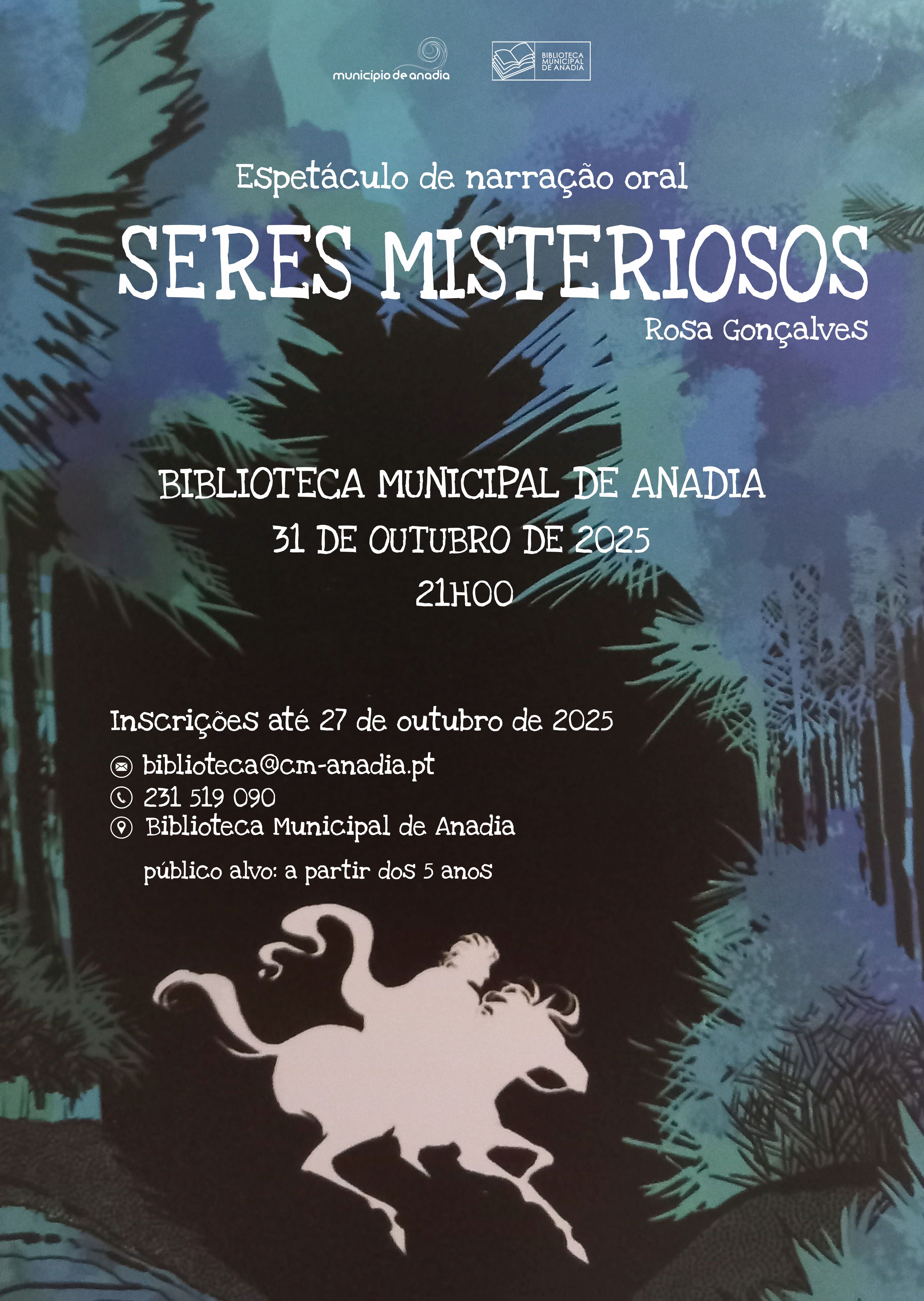 Espetáculo "Seres Misteriosos" com Rosa Gonçalves
