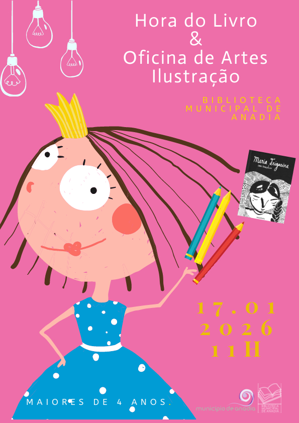 Hora do Livro + Oficina de Artes (Ilustração)
