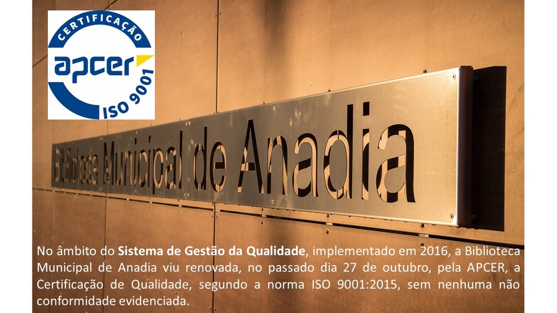 Renovação do Certificado da Qualidade – APCER