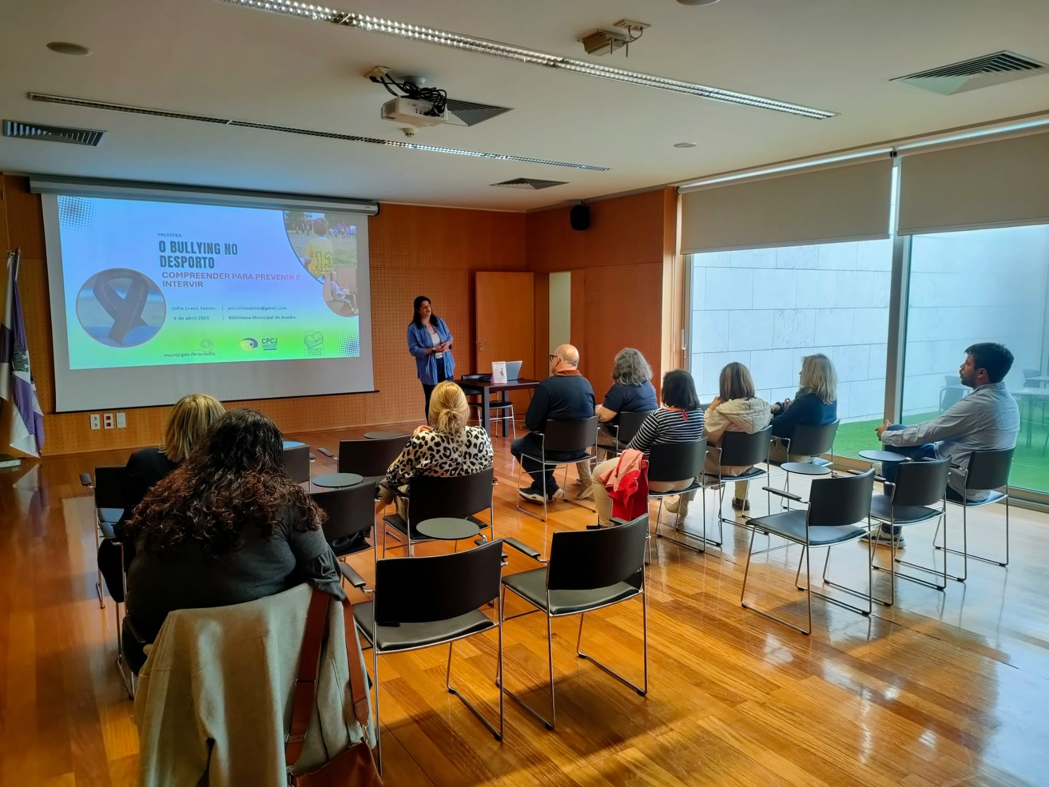 Palestra "O bullying no desporto" por Sofia Cravo Santos